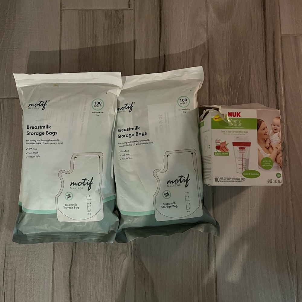MOTIF AND NUK Breastmilk Storage Bags